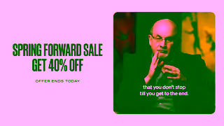 MasterClass.com Salman Rushdie Teaches Storytelling and Writing MasterClass Ad Commercial Brand Imagery Photoshoot 2