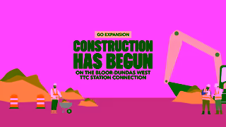 Metrolinx Weve begun construction on the Bloor Dundas West TTC Station connection Ad Commercial Brand Imagery Photoshoot 0