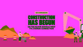 Metrolinx Weve begun construction on the Bloor Dundas West TTC Station connection Ad Commercial Brand Imagery Photoshoot 2