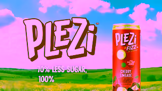PLEZi Nutrition Fizzy and refreshing with 70 less sugar and 100 deliciousnessmaybe thats a little absurd Ad Commercial Brand Imagery Photoshoot 2