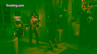 Booking.com Tina Fey gets her steps in Bookingcom Ad Commercial Brand Imagery Photoshoot 1