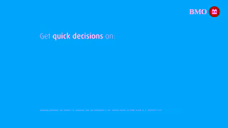 BMO Financial Get quick decisions on all of your business banking needs Ad Commercial Brand Imagery Photoshoot 1