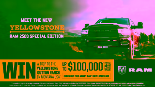 Ram Trucks Dont miss this The Yellowstone RAM 2500 Special Edition a Dutton Ranch trip up for grabs Ad Commercial Brand Imagery Photoshoot 1