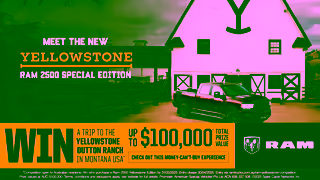 Ram Trucks Dont miss this The Yellowstone RAM 2500 Special Edition a Dutton Ranch trip up for grabs Ad Commercial Brand Imagery Photoshoot 2