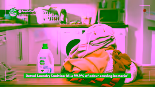 Dettol How To Keep Sweaty Activewear Smelling Fresh with Dettol Laundry Sanitiser Ad Commercial Brand Imagery Photoshoot 0