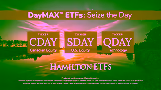 Hamilton ETFs DayMAX ETFs Canadas First 0DTE Options ETFs CDAY SDAY QDAY Hamilton ETFs Ad Commercial Brand Imagery Photoshoot 2