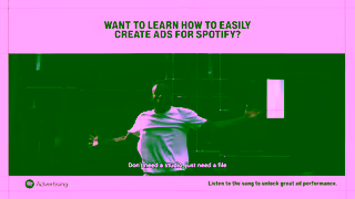 Spotify Ads Tunetorials How To Create Ads Easily for Spotify 15 sec horizontal Ad Commercial Brand Imagery Photoshoot 0