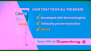 CeraVe A love that ticks all the boxes Shop CeraVe Facial Moisturising Lotion with SPF50 Ad Commercial Brand Imagery Photoshoot 2