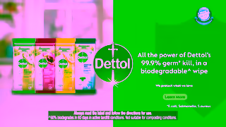 Dettol The power of Dettol in a biodegradable wipe Ad Commercial Brand Imagery Photoshoot 1