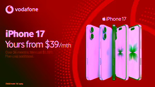 Vodafone The allnew iPhone 17 is here get yours at Vodafone Ad Commercial Brand Imagery Photoshoot 0