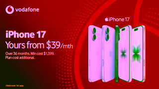 Vodafone The allnew iPhone 17 is here get yours at Vodafone Ad Commercial Brand Imagery Photoshoot 2