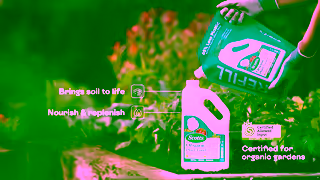 Scotts Scotts Organic Range Unleash the Power of Organics Ad Commercial Brand Imagery Photoshoot 1