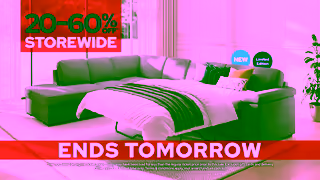 Amart Furniture EOFY Absolutely Everything Ends Tomorrow Generic Ad Commercial Brand Imagery Photoshoot 2