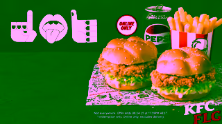 KFC KFCs 895 Double Burger Deal Ad Commercial Brand Imagery Photoshoot 2