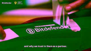 Bitdefender Bitdefender x Scuderia Ferrari Racing Against Threats Ad Commercial Brand Imagery Photoshoot 2