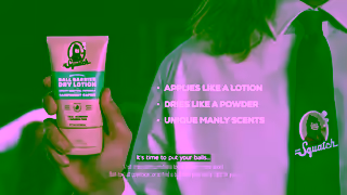 Dr. Squatch Dr Squatch Put Your Balls In Our Hands Ball Barrier Dry Lotion Ad Commercial Brand Imagery Photoshoot 2