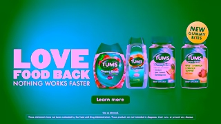 TUMS Time to LOVE FOOD BACK NEW TUMS Gummy Bites Ad Commercial Brand Imagery Photoshoot 2