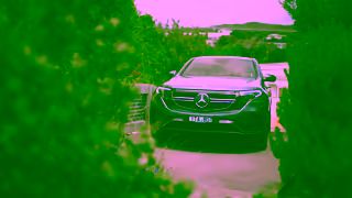 Mercedes A day with Great Wrap in the EQC Ad Commercial Brand Imagery Photoshoot 2