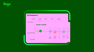 Sage Financial dashboard reporting software that turns data into insight Ad Commercial Brand Imagery Photoshoot 1