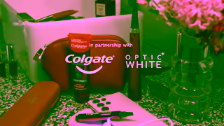 Colgate Get ready with Rowi Singh for Australian Fashion Week Vogue Australia x Colgate Optic White Ad Commercial Brand Imagery Photoshoot 0