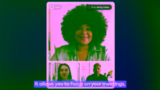 ClickUp Productivity ClickUp AI Notetaker Automatic Meeting Notes that Connect to Docs Tasks Ad Commercial Brand Imagery Photoshoot 0