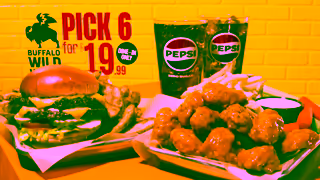 Buffalo Wild Wings BDubs Pick 6 for 1999 Hot date encouraged not required Ad Commercial Brand Imagery Photoshoot 2