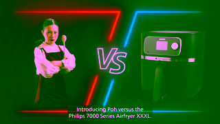 Philips Chef VS Philips 7000 Series Airfryer XXXL HD9880 Ad Commercial Brand Imagery Photoshoot 0