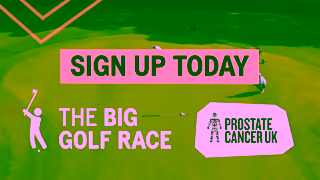 Prostate Cancer UK The Big Golf Race 2025 Ad Commercial Brand Imagery Photoshoot 2