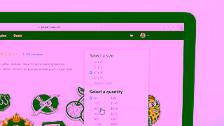 Sticker Mule Glitter stickers Custom glitter stickers that sparkle Ad Commercial Brand Imagery Photoshoot 1