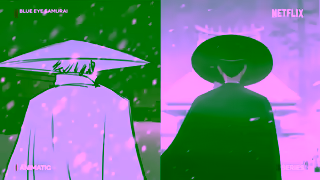 Netflix BLUE EYE SAMURAI Outstanding Animated Program Netflix Ad Commercial Brand Imagery Photoshoot 0