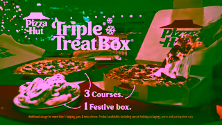 Pizza Hut Triple Treat Box Celebrate this holiday season with the Triple Treat Box Ad Commercial Brand Imagery Photoshoot 2