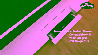 VIVIDSTORM The Most Affordable Laser TV Cabinet Barcelona Mark II Easy Setup in Minutes100150 Inches Ad Commercial Brand Imagery Photoshoot 0