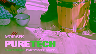 MOHAWK Flooring Waterproof Flooring by Mohawk PureTech Ad Commercial Brand Imagery Photoshoot 0