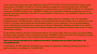 JUVEDERM Reskin Cheeks Consideration aid101741 OLV Model Video 30s MM FEMALE Ad Commercial Brand Imagery Photoshoot 2