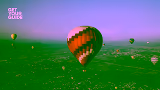 GetYourGuide AGUS2025BrandBasePlanDISBookForwardToIt16x9USENYTInStream15sHotAirBalloonInMarketAffi Ad Commercial Brand Imagery Photoshoot 2