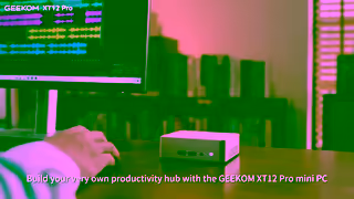 GEEKOM GEEKOM XT12 ProYour HomeOffice Mini PC Ad Commercial Brand Imagery Photoshoot 1