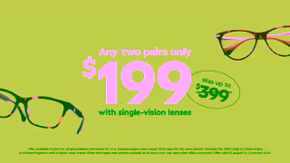 Specsavers Its the Specsavers Specstravaganza Storewide Sale Ad Commercial Brand Imagery Photoshoot 2