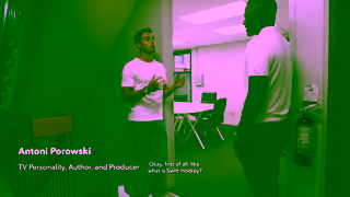 Intuit Employee For The Day w Antoni Porowski Swift Hockey QuickBooks Ad Commercial Brand Imagery Photoshoot 0