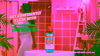 TheraBreath Therabreath ANZ Fresh Breath Mouthwash Swishy Time Brenda 8s Ad Commercial Brand Imagery Photoshoot 2