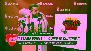 Edible.com edible Cupid Quits Accusations Ad Commercial Brand Imagery Photoshoot 1