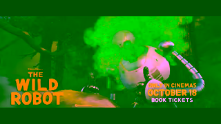 Universal Pictures The Wild Robot Skunk 6 Bumper In Cinemas October 18 Ad Commercial Brand Imagery Photoshoot 1