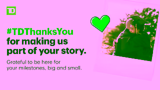 TD Canada 25BRBCCCTDThanksYouV4ENRM16 x 9 Ad Commercial Brand Imagery Photoshoot 1