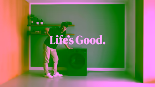 LG Electronics Let your washing machine do the thinking for you Ad Commercial Brand Imagery Photoshoot 2