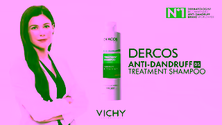 Vichy VICHY DERCOS AntiDandruff Shampoo Ad Commercial Brand Imagery Photoshoot 0
