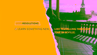 Vueling Airlines CHECKING OFF RESOLUTIONS IS EASIER WHEN YOU FLY Ad Commercial Brand Imagery Photoshoot 0