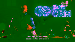 Zoho Work Gets Smoother Cooler with Zoho CRM Ad Commercial Brand Imagery Photoshoot 0