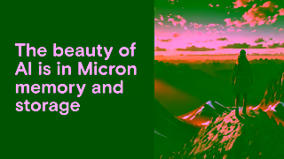Micron Technology Generative AI Paid Ad 20 sec Ad Commercial Brand Imagery Photoshoot 1