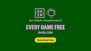 DAZN FIFA DAZN 6s UK HERO 2 TITLED OLV 16x9 Ad Commercial Brand Imagery Photoshoot 2