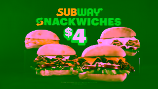 Subway NEW HONEY MUSTARD HAM SNACKWICH Ad Commercial Brand Imagery Photoshoot 2