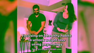 NOOM See When You Could Reach Your Goal Weight Ad Commercial Brand Imagery Photoshoot 1